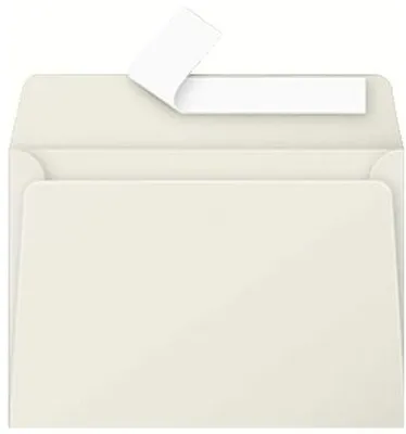 Produktbild von Briefumschlag Pollen C6 120g VE=10x20 Stück Haftklebung hellgrau
