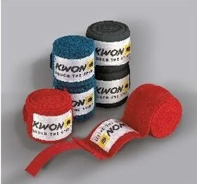Produktbild von Kwon Boxbandagen 450cm rot 5x4.50m