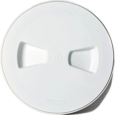 Produktbild von Inspektionsluke Rund 114 mm Kunststoff, Inspektionsdeckel Weiß