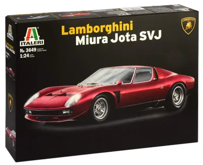 Modellbausatz Lamborghini Miura Jota SVJ, 1:24, 18,3 cm