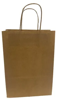 Produktbild von Papiertragetaschen Braun 22x10x28cm (50 Stück) [PAMB2231]