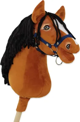 Image de Hobby Horse Premium Cheval sur Kiju Brun Clair II A3 Cheval à Bâton Fait Main pour Enfants