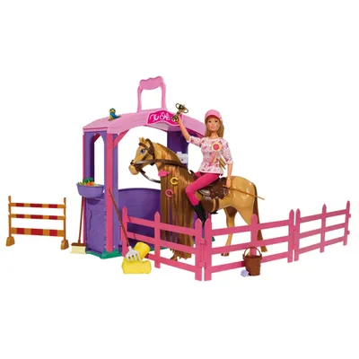 Produktbild von Simba Toys 105730373 Steffi Pferdestall mit Steffi