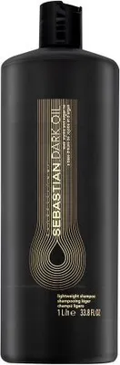 Produktbild von Sebastian Professional Dark Oil Lightweight Shampoo Pflegeshampoo für glatte, glänzende Haare 1000 ml