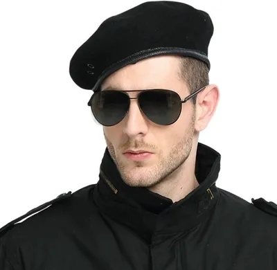 Zdjęcie produktu dla Stylowy Beret Chris w Kolorze Czarnym - XL KP15505