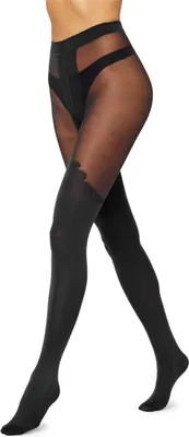Produktbild von Merry Style Damen Strumpfhose Feinstrumpfhose MS 389 60 DEN (Schwarz, L)