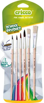 Produktbild von Cricco Pinsel 6 Stück Blister CR364B6
