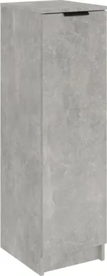 Immagine prodotto di Scarpiera grigio cemento 30x35x100 cm materiale legno
