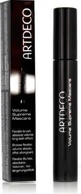 A product shot of mascara and its packaging.