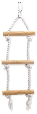 Image de Jouet Bird Jewel suspendu en bois et corde 12 x 40 cm