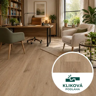 Imagen del producto de 2,1706 m² de suelo vinílico con sistema de encaje, diseño canadiense Premium, modelo Jasper