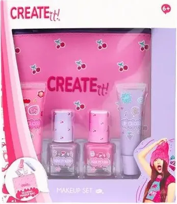 Image de Crée-le ! Set de maquillage avec étui | 6 pièces
