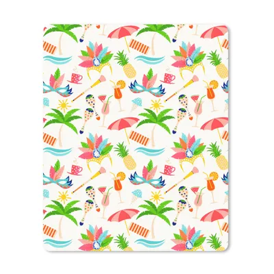 Produktbild von MuchoWow® Mauspad Mousepad Muster - Brasilien - Karneval 30x40 cm - Mousepads - Maus Mat - Pad - Mausunterlage - Mausmatten