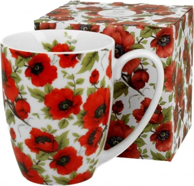 Produktbild von DUO FLORAL Klassischer Becher 350 ml LINA New Bone China Porzellan