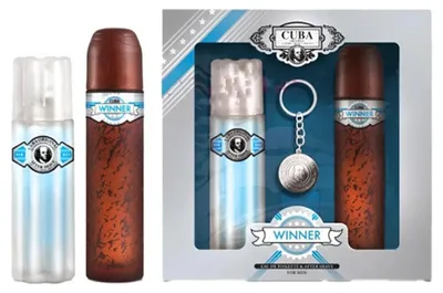 Immagine prodotto di Cuba Original Cuba Winner Set Eau de Toilette 100 ml + dopobarba 100 ml + portachiavi