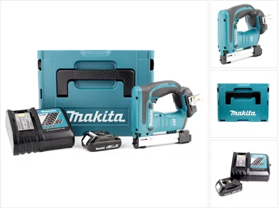 Zdjęcie produktu dla Makita DST 221 RY1J wkrętarka akumulatorowa 18 V Li-Ion w MAKPAC z akumulatorem BL 1815 N + ładowarka