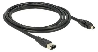 Image de Delock 82577 FireWire-Kabel Delock FW400 4Pin -> FW400 6Pin St/St 2.00m retail