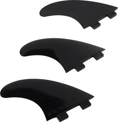 Obrázok produktu pre 3 diely/sada Odolné G5 Surfboard Fin Surf Boards Príslušenstvo Voda Odklon ľavý stred pravý čierny