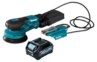 Imagen del producto de Makita BO 003 CGD1 Lijadora rotorbital sin cable 40 V máx. 125 mm 3,0 mm carrera Sin escobillas + 1x batería recargable 2,5 Ah - sin cargador