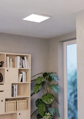 Productafbeelding van Eglo LED Smart Aufbaupanel Moradillo-Z Weiß 40x40cm 19W 2300lmn RGBTW 2700K - 6500K Dimmbar App Google Alexa Bluetooth ZigBee