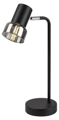 Immagine prodotto di Rabalux 74278 Lampada da tavolo Hatice E14 1x MAX 15 metallo vetro nero
