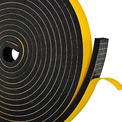 Zdjęcie produktu dla Taśma uszczelniająca do drzwi i okien pianka EPDM samoprzylepna 12 mm x 5 m