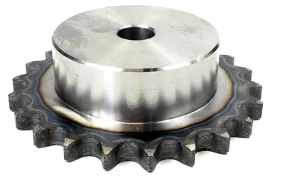 Zdjęcie produktu dla Koło łańcuchowe 12B, 22 zęby, z piastą, hartowane, P: 19,05, 3/4″, Ozdowski, jednorzędowe