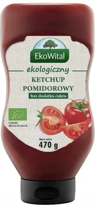 Produktbild von -Ketchup ohne Zuckerzusatz 470 g - Ekowital