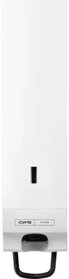 Image de CWS Paradise distributeur de savon 4002000 Cream Slim blanc, 500 ml de crème de savon, avec panneau