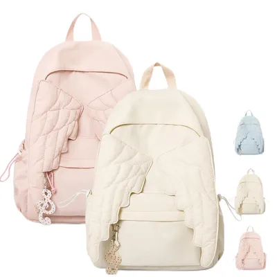 Productafbeelding van Kawaii Rugzak met Engelenvleugels en Stipjes
