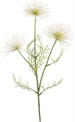 Produktbild von artplants.de Künstliche Blume Chrysantheme Harare, Creme, 65cm - Textil Chrysanthemum