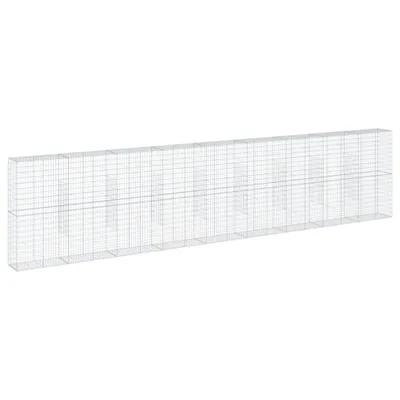 Obrázok produktu pre Gabiónový kôš s krytom 900x50x200 cm pozinkované železo