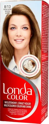 A box of Londa hair dye with a model's face on it.