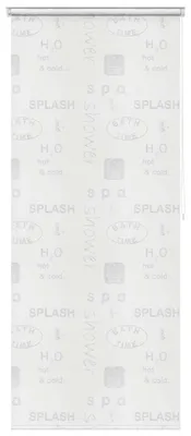 Produktbild von Duschvorhang, 120x240 cm, mit Spritzschutz-Design