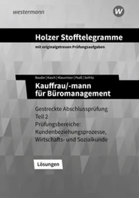 Obrázok produktu pre Holzer Stofftelegramme Baden-Württemberg - Kauffrau/-mann für Büromanagement