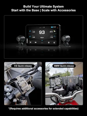 Obrázok produktu pre Motorheadunit – Navigačný systém pre motocykle – Autonavigácia – Navigácia Carplay – Android Auto – 6-palcový LCD displej