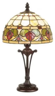 Image de Lampe de chevet en vitrail 38 × Ø20