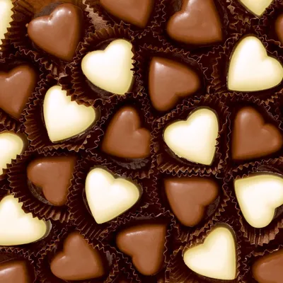 Produktbild von 20 Servietten Chocolate Hearts - Schokoladenherzen 33x33cm