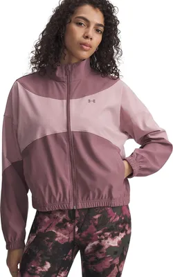 Produktbild von Under Armour Ua Rival Woven Jacket - maroon mist, Größe:L