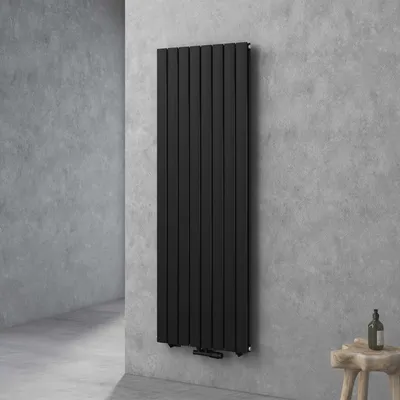 Produktbild von doporro Design Badheizung 180x61cm Anthrazit Paneelheizkörper Zweilagig Vertikal Mittelanschluss Bad-Heizkörper Ohne Heizstab FV