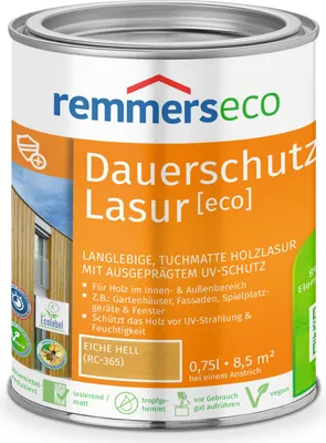 Produktbild von Remmers Öl-Dauerschutz-Lasur [eco] eiche hell (RC-365) 0,75 l, Holzlasur aussen
