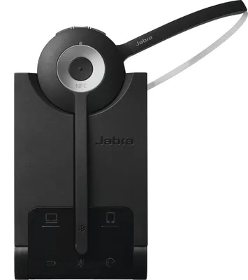 Produktbild von Jabra PRO 935 MS monaural Headset Kopfhörer mit Ladestation schwarz -