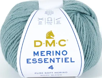 Image de DMC Merino Essentiel-4 – fil Aran haut de gamme composé à 50 % de Laine et à 50 % d'acrylique (couleur 864)