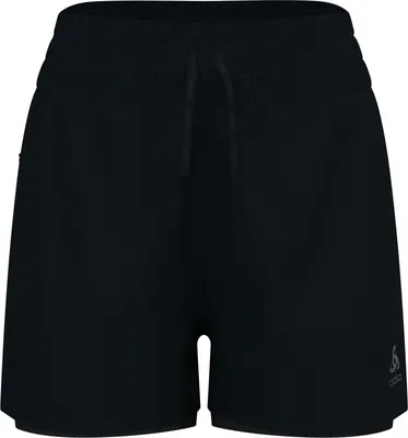 Immagine prodotto di Pantaloncini da corsa Zeroweight 3 Inch 2-in-1 2.0, donna - Odlo, colore: 15000 nero, taglia: L