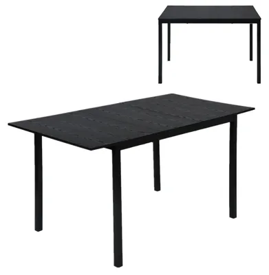 Obrázek produktu pro Rozkládací jídelní stůl - jídelní stůl - stůl - skandinávský stůl - kuchyňský stůl - 120-160 x 80 x 75 cm