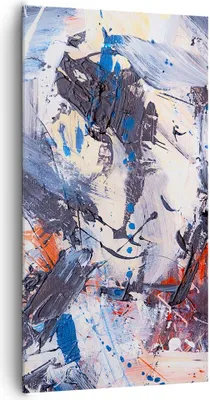 Produktbild von Bild auf Leinwand - Leinwandbild - Einteilig - Abstraktion verschüttet Farben - 65x120cm - Wand Bild - Wanddeko - Wandbilder - Leinwanddruck - Bilder - Wanddekoration - Leinwand bilder - PA65x120-4383