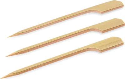 Zdjęcie produktu dla Zestaw szpikulców, 15 cm, zestaw 100 sztuk, bambus