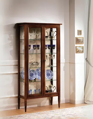 Produktbild von Wohnzimmer Anrichte Glas Schrank Vitrine Esszimmer Anrichte Holz Schränke Möbel
