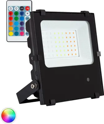 Produktbild von LED- Fluter 30W 135 lm/W IP65 HE PRO RGB Dimmbar RGB