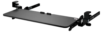 Produktbild von Verstellbare Tastaturschublade 67x24 cm für die Untertischmontage mit C-Klemmhalterung
